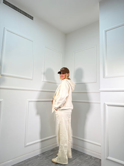 Coordinato in tuta Seattle panna rt743