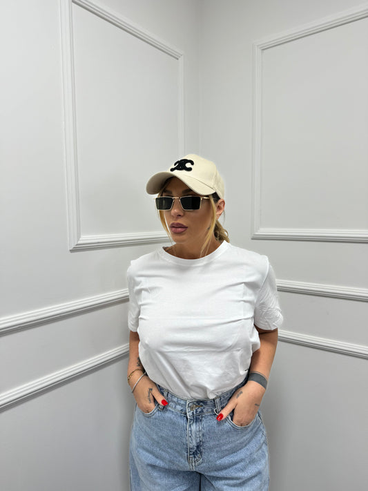 T shirt basic Premium quality bianca