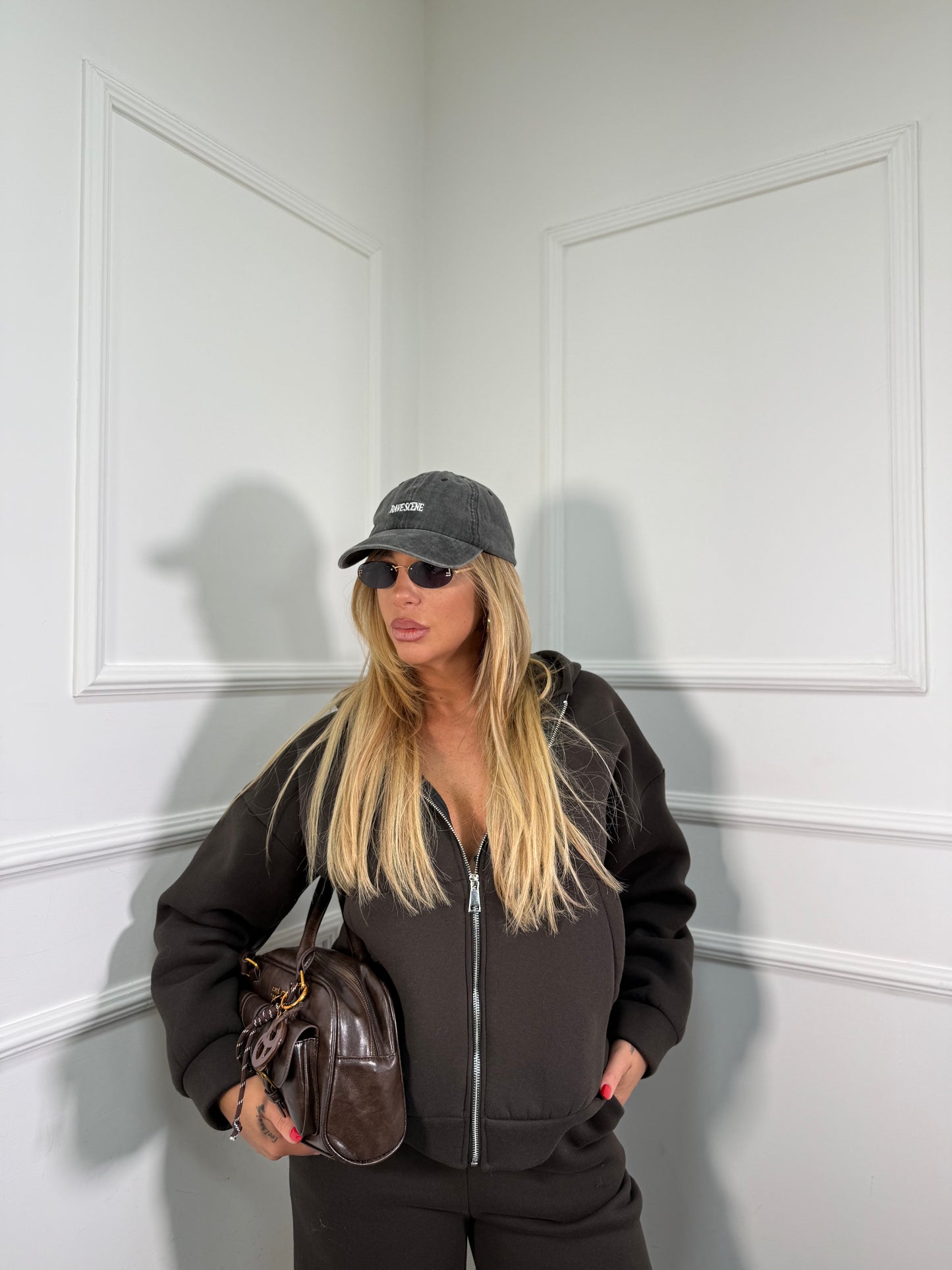 Coordinato tuta in pile Walking cioccolato 22656