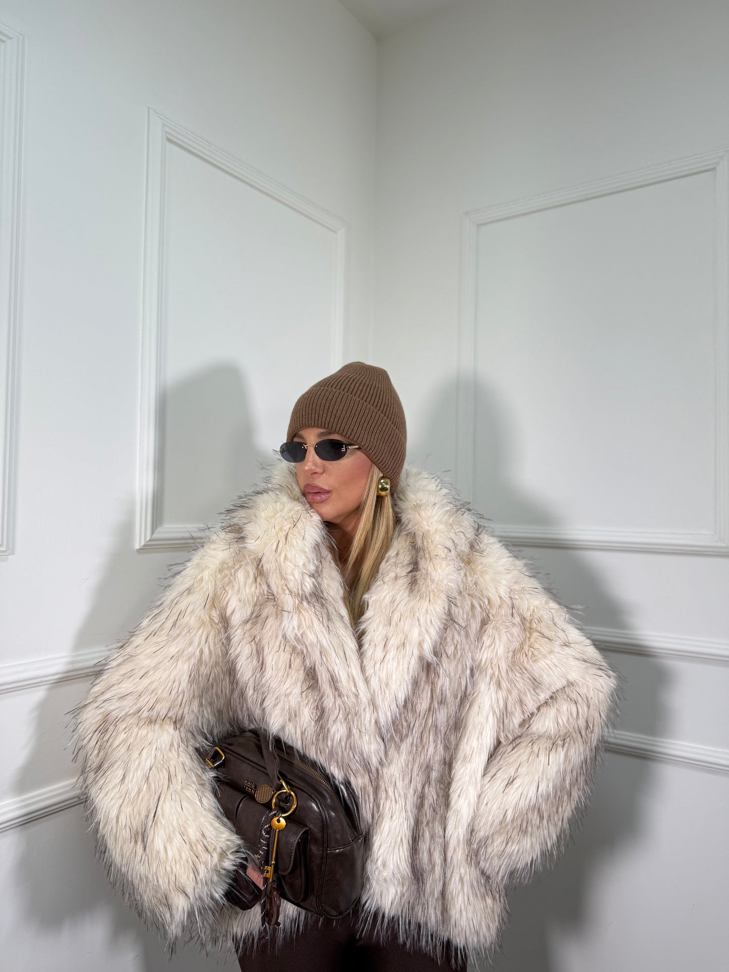 Ecofur a pelo lungo Edimburgo panna l8026