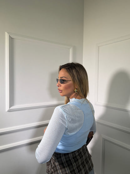 Shirt+ canotta  kelly  (vari colori) lpl368