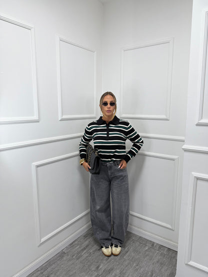 Jeans balloon Maddox grigio slavato km507