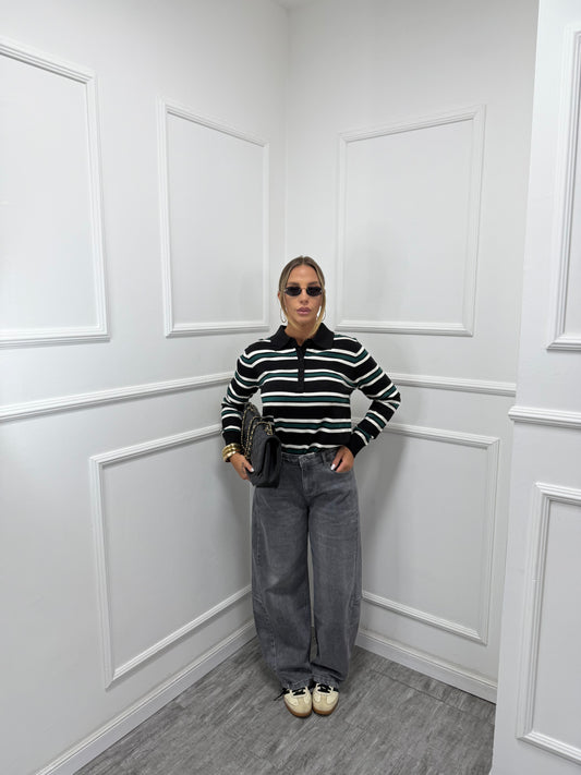 Jeans balloon Maddox grigio slavato km507