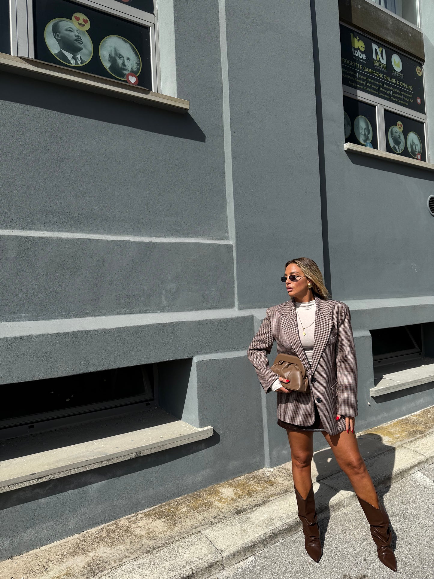 Blazer pied de poule British bordeaux ld3525 by lumina