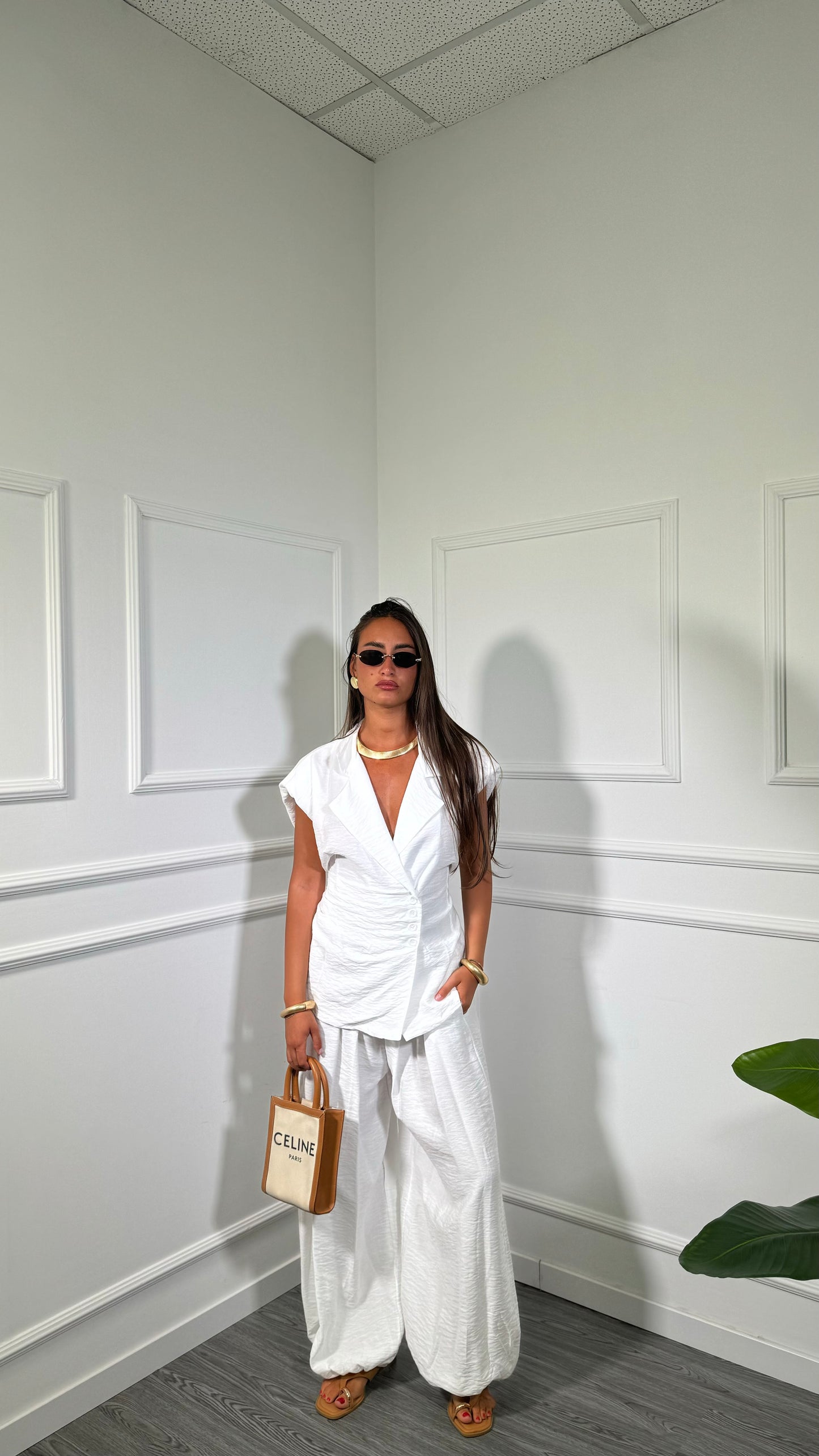 Coordinato (curvy) Jeffry bianco