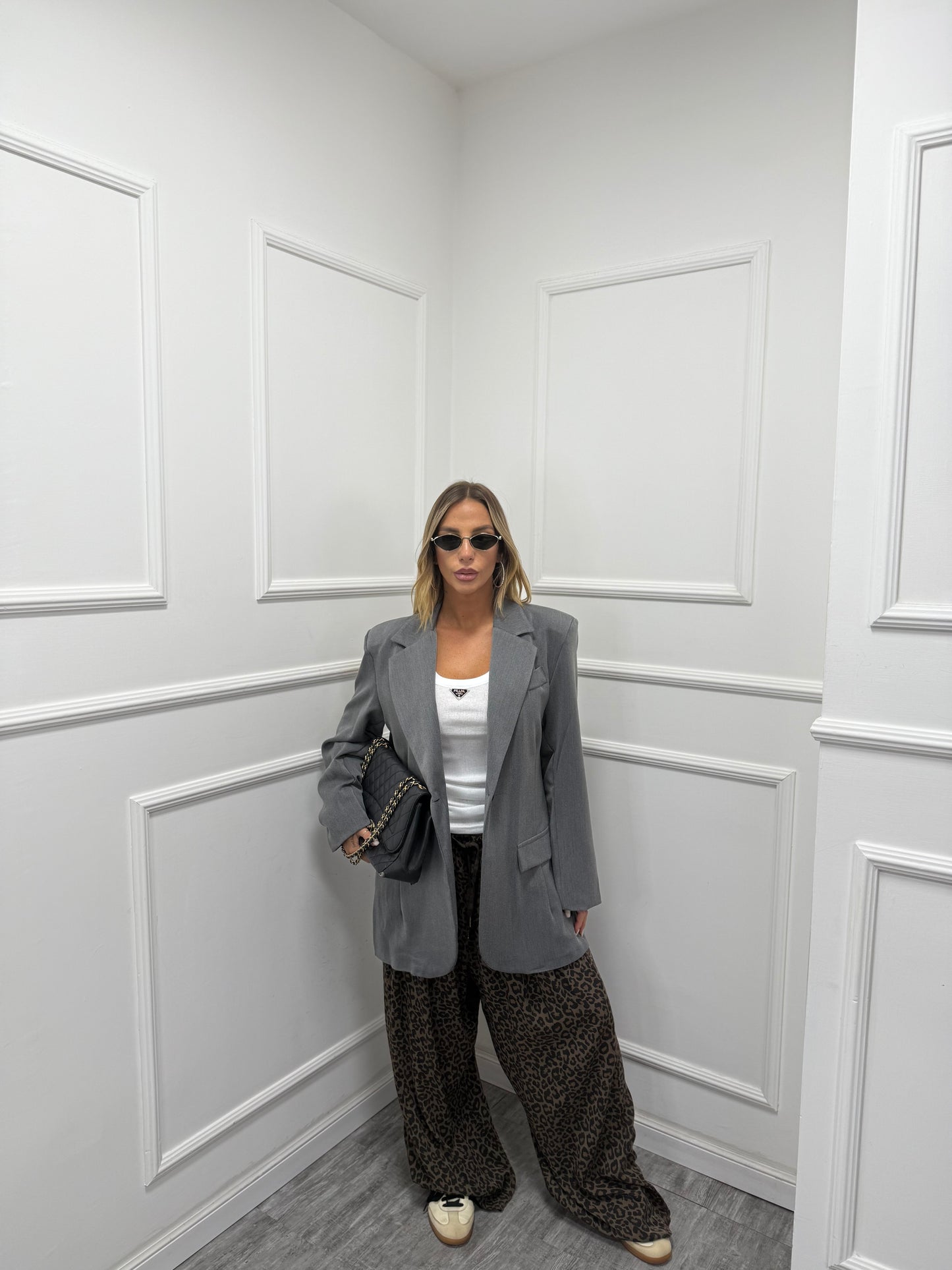 Blazer Classic Curvy grigio m11059