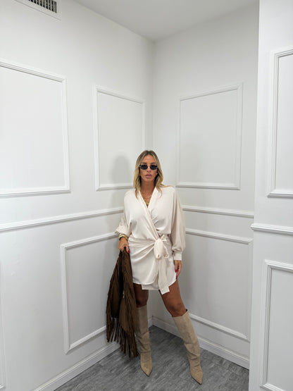 Abito portafoglio Selena crema 6680