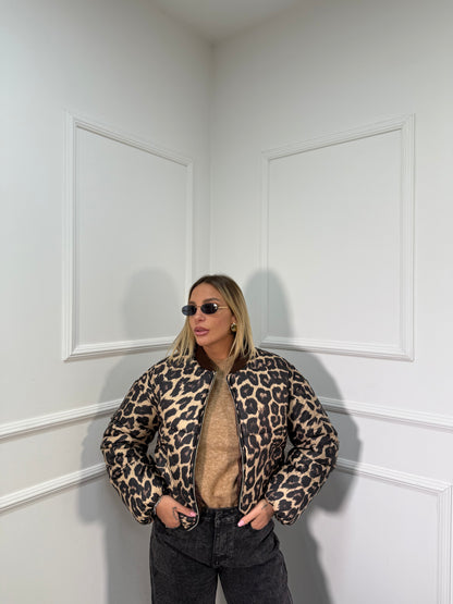 Bomber impermeabile maculato 88908