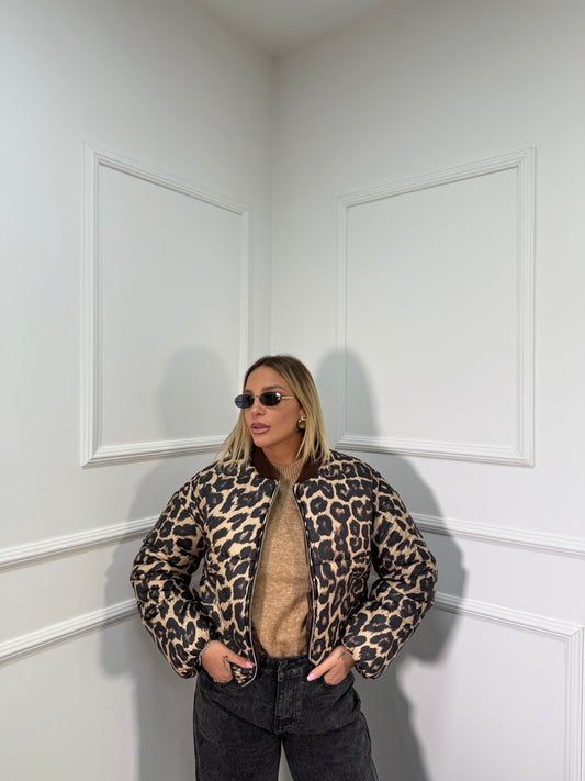 Bomber impermeabile maculato 88908