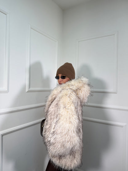 Ecofur a pelo lungo Edimburgo panna l8026