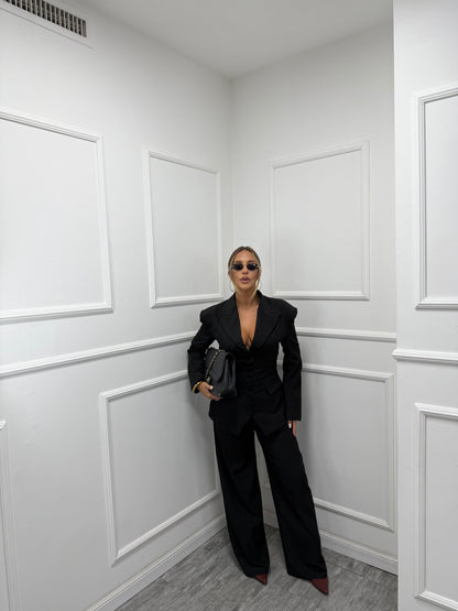 Tailleur triset Sally nero my86286