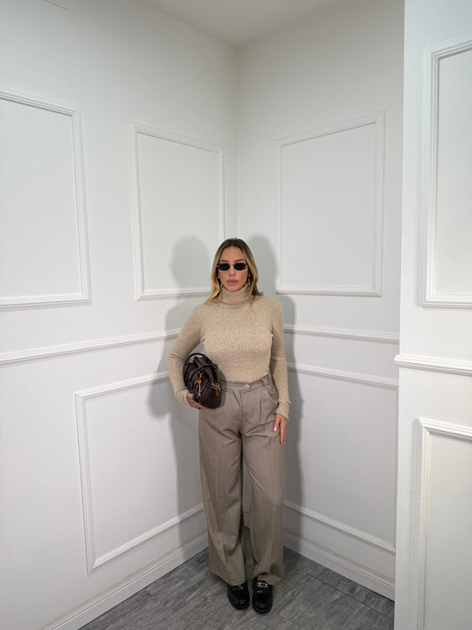 Pantaloni palazzo Studios cappuccino 15592