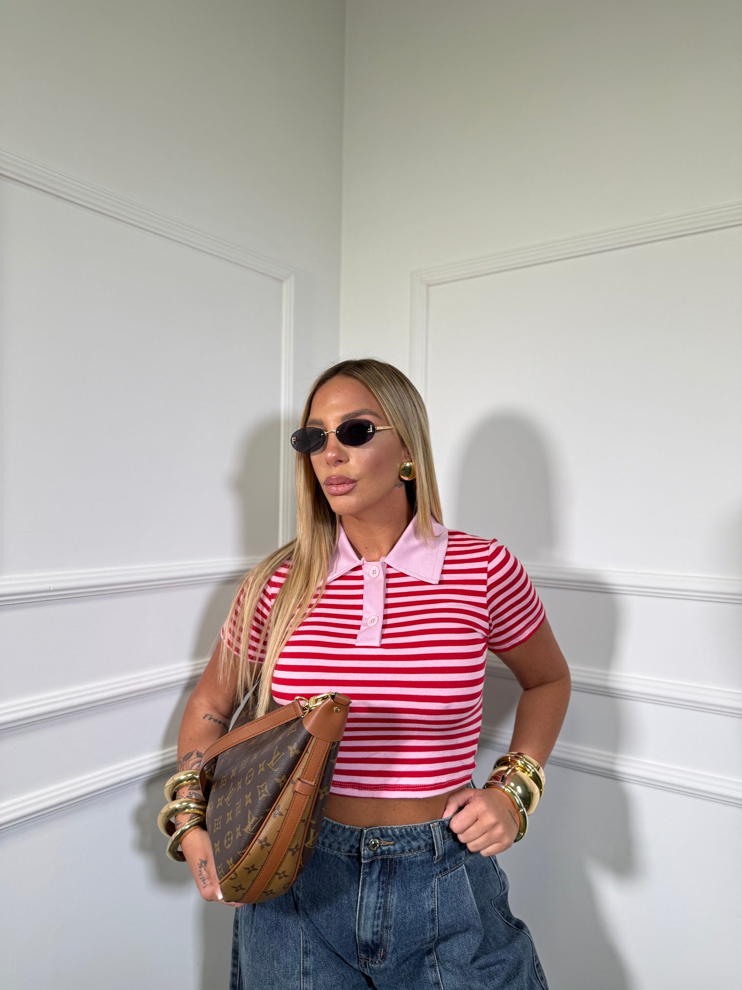 Polo crop Maddy (vari colori)