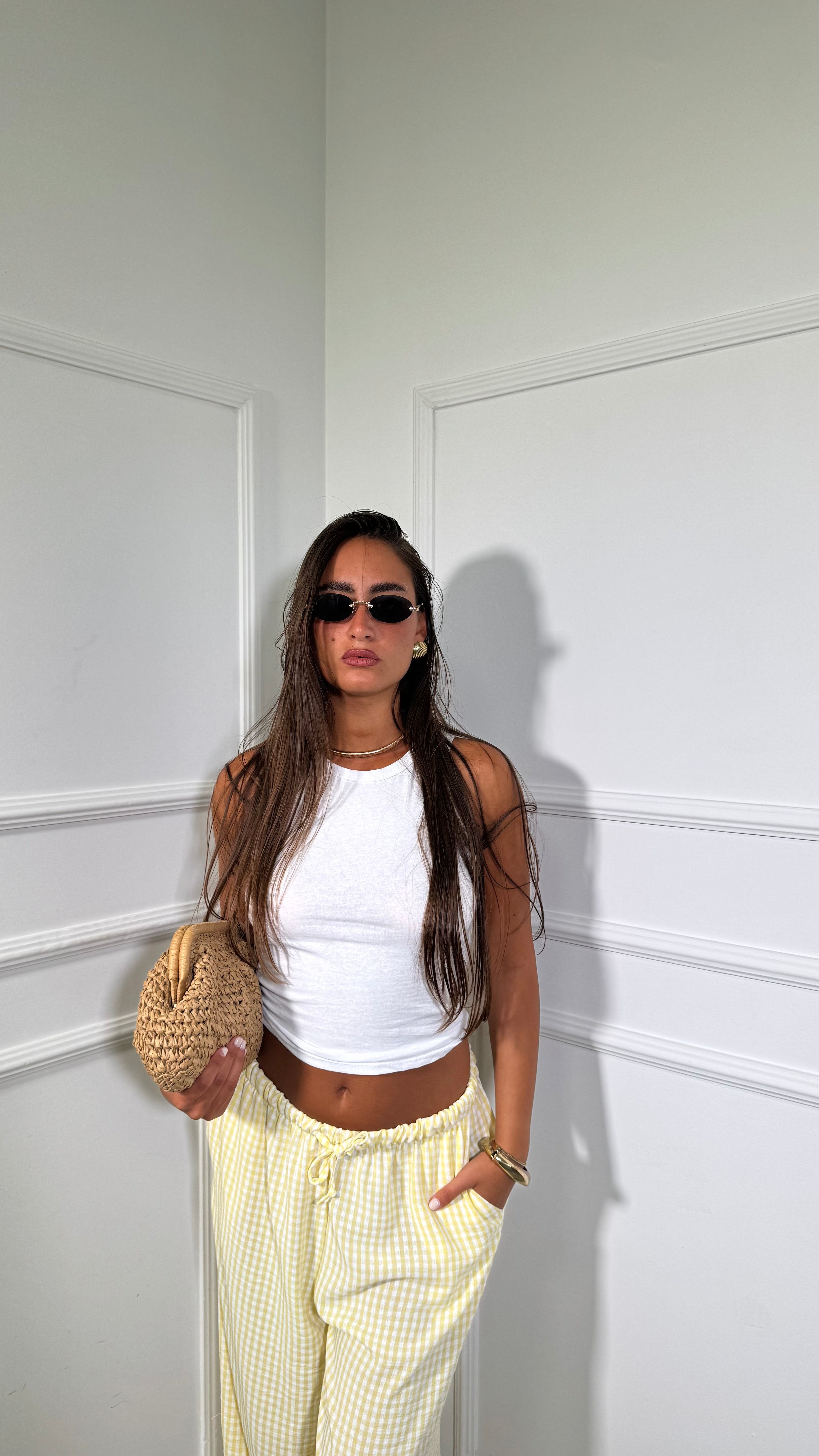 Canotta in cotone Freeday bianca