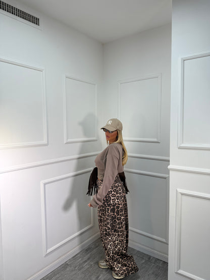 Jeans maxi baggy maculato Maya by lumina ld3432