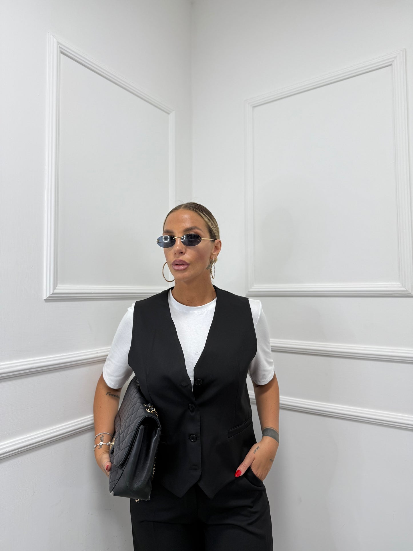 Tailleur Work nero m12506