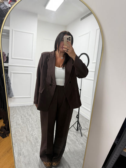 Tailleur Elena cioccolato curvy 46/52 15864