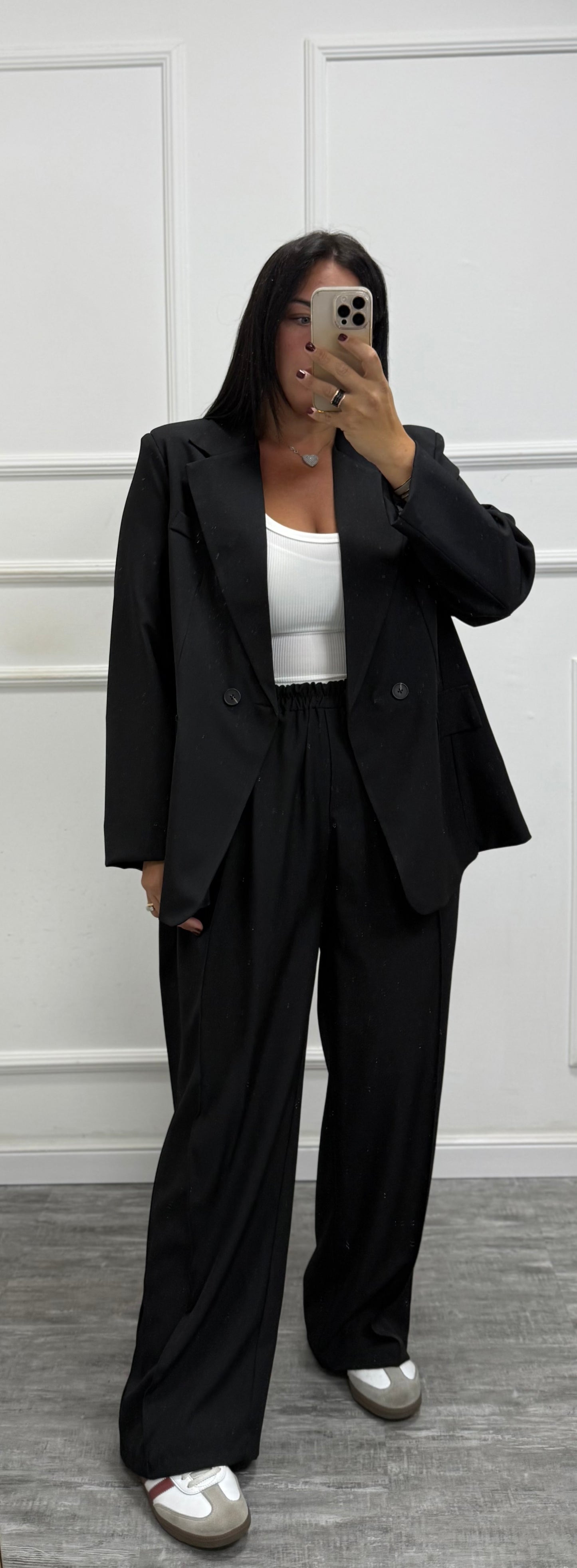 Tailleur Elena nero curvy 46/52 15864