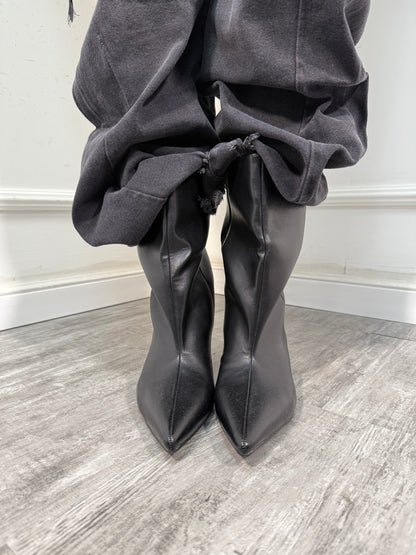 Stivali ecopelle nero 788-259