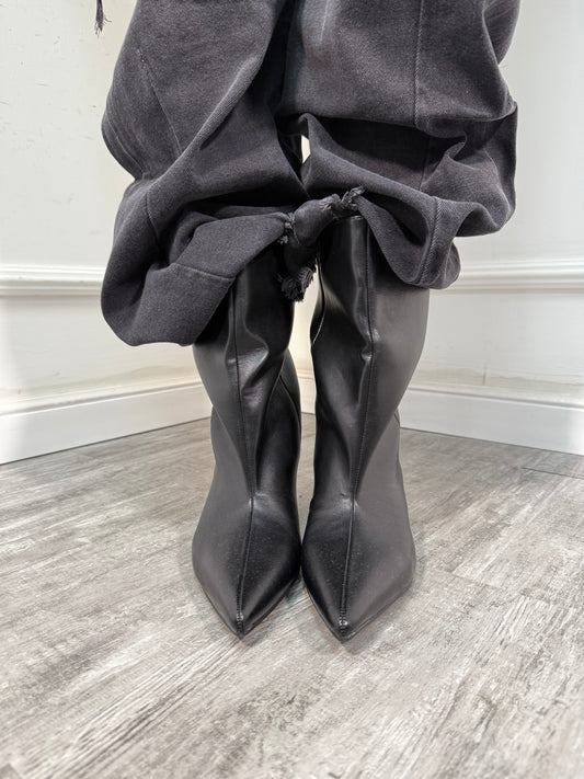 Stivali ecopelle nero 788-259