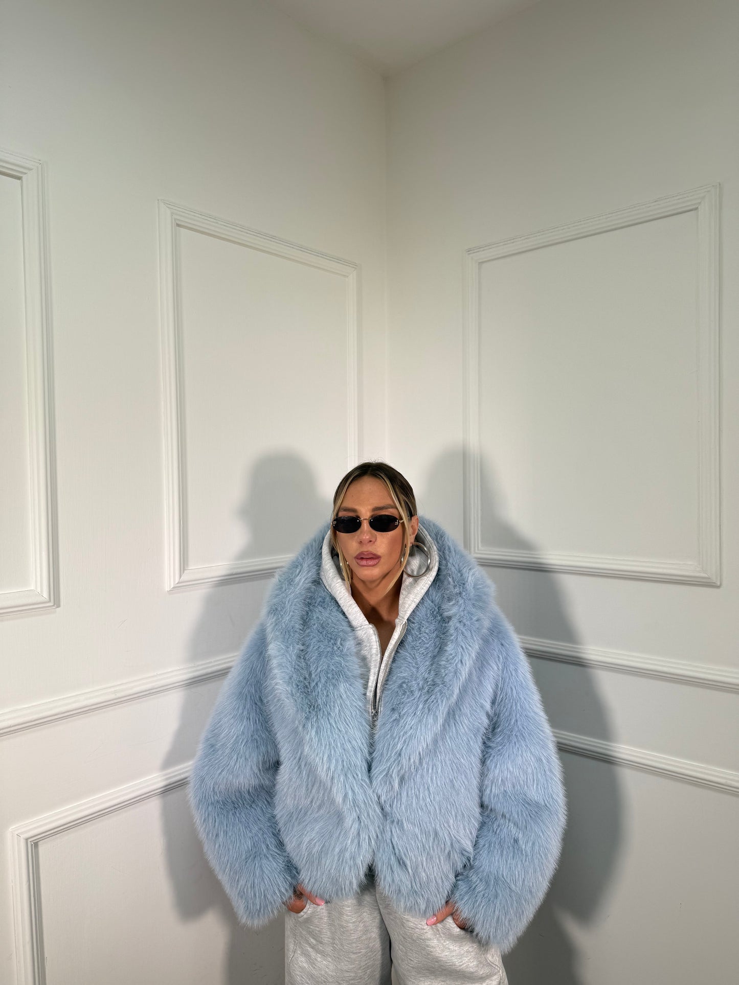 Ecofur Ice azzurro polvere pj121