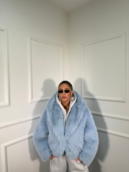 Ecofur Ice azzurro polvere pj121