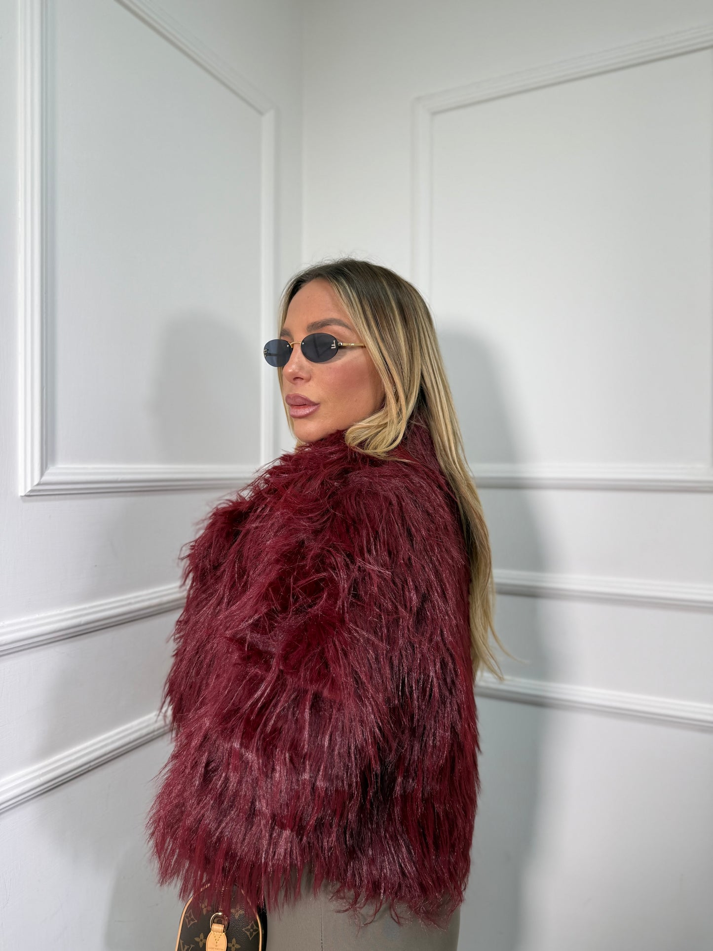 Ecofur pelo lungo Canada bordeaux ay930