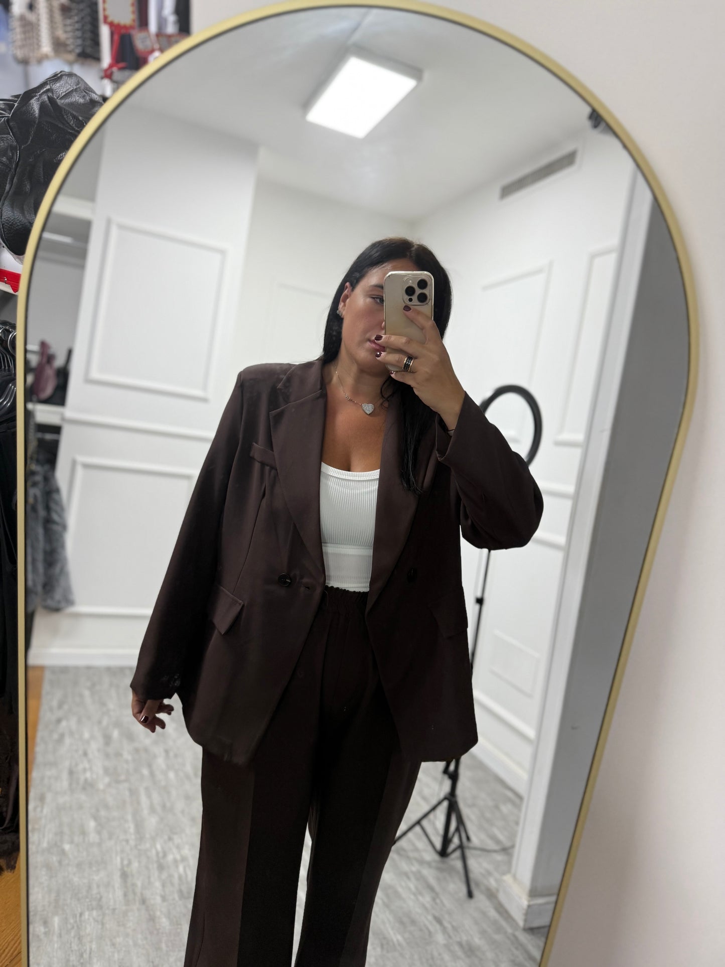 Tailleur Elena cioccolato curvy 46/52 15864