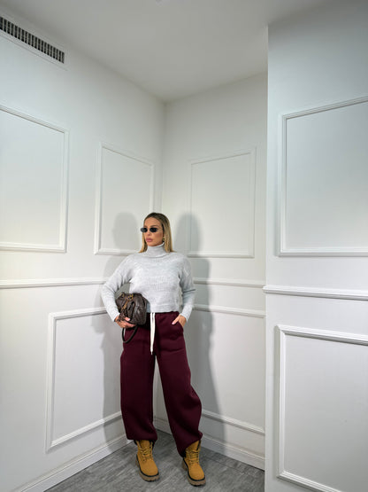 Pantatuta balloon in pile bordeaux 22628