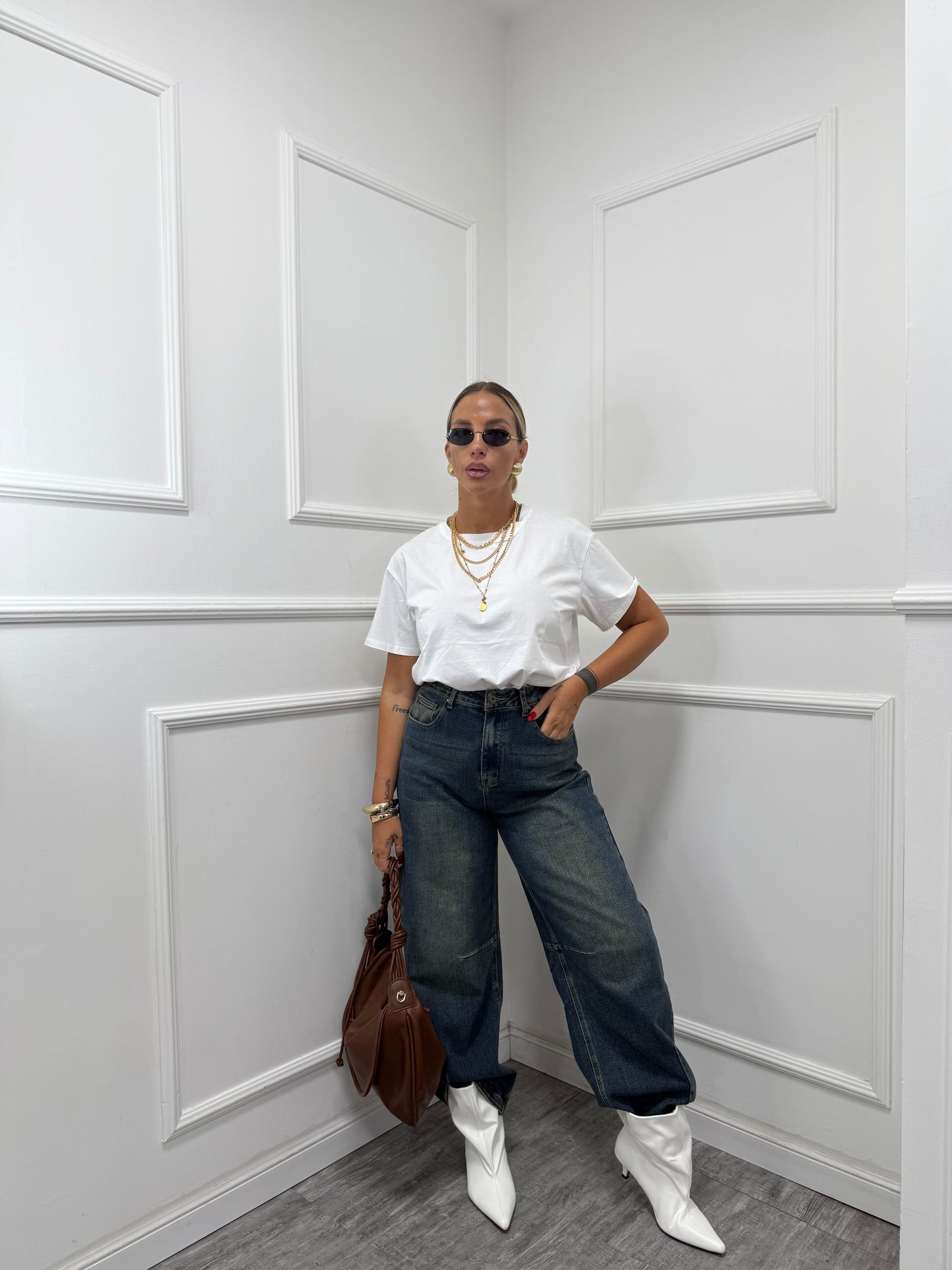 Jeans baggy sfumato Cambridge kp301