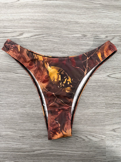 Costume con copricostume Soleil marrone 2781