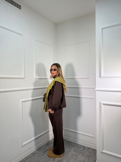 Coordinato in tuta Season cioccolato 21605