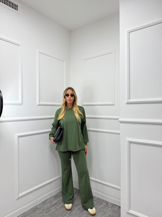 Coordinato Comfy verde 3595