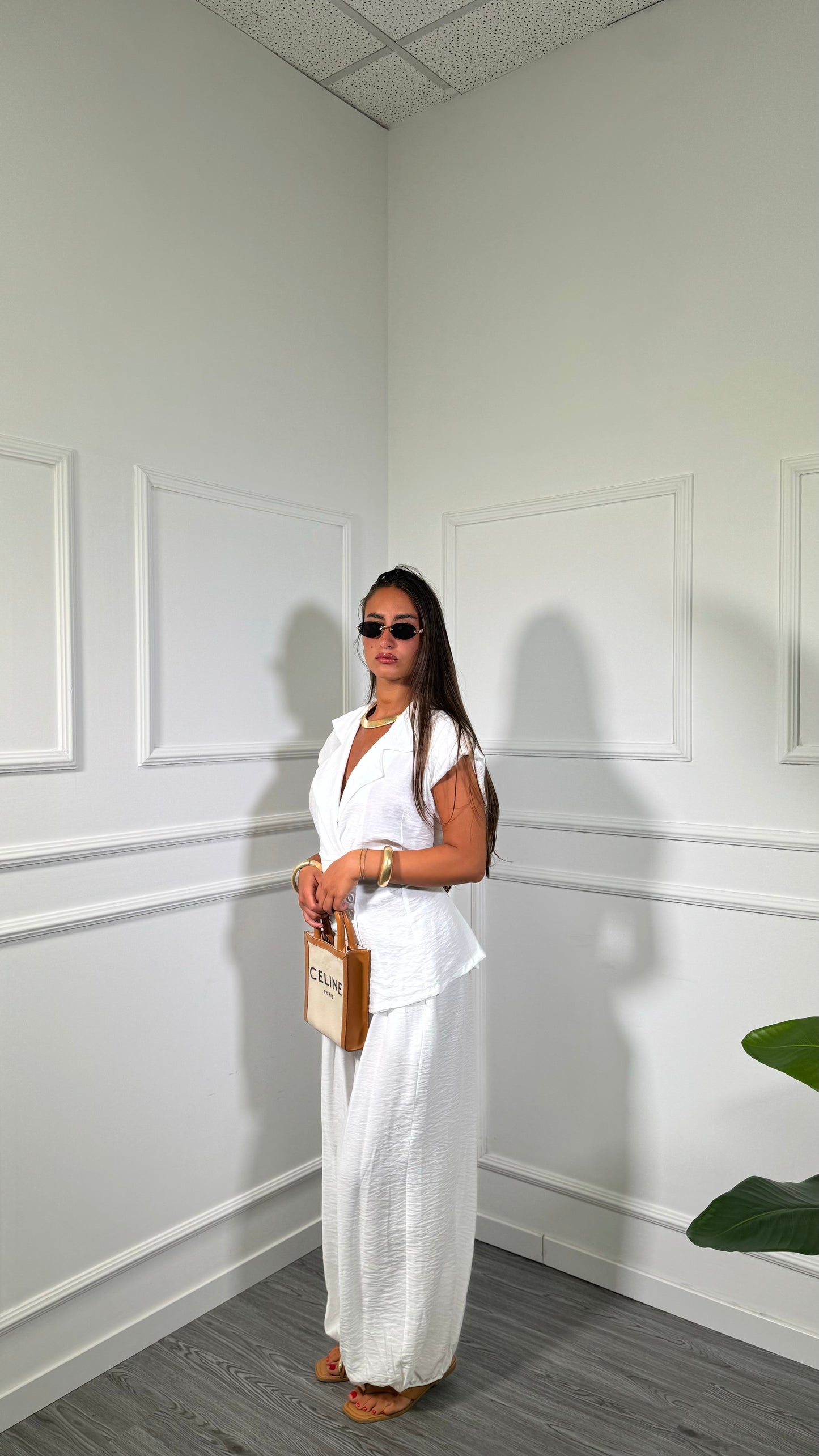 Coordinato (curvy) Jeffry bianco