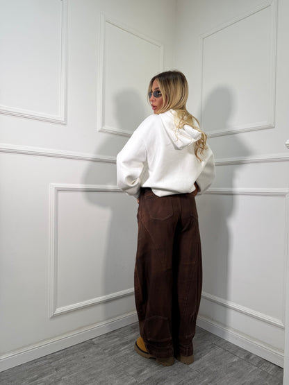 Jeans balloon Reverse marrone yx523