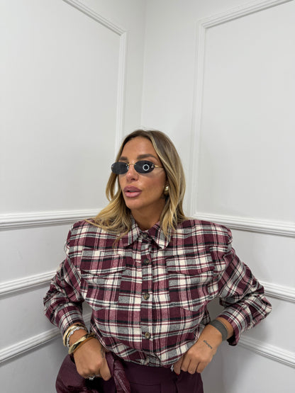 Camicia con spalline Noah bordeaux ld3593 by lumina