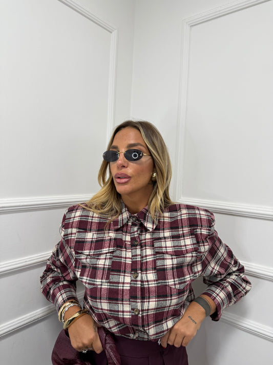Camicia con spalline Noah bordeaux ld3593 by lumina