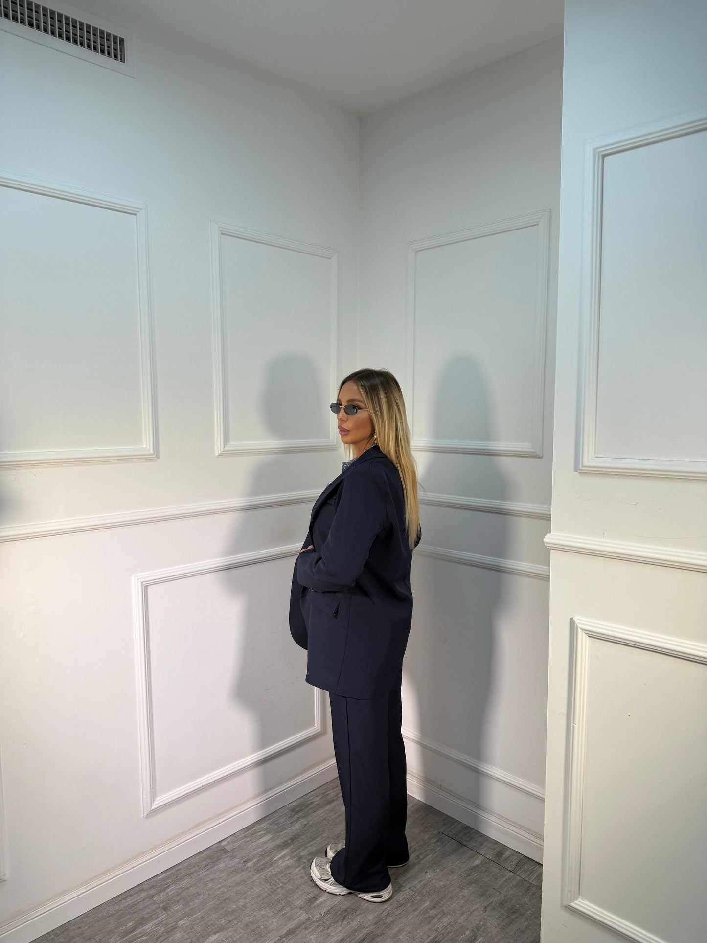 Tailleur Zaira blu m11088