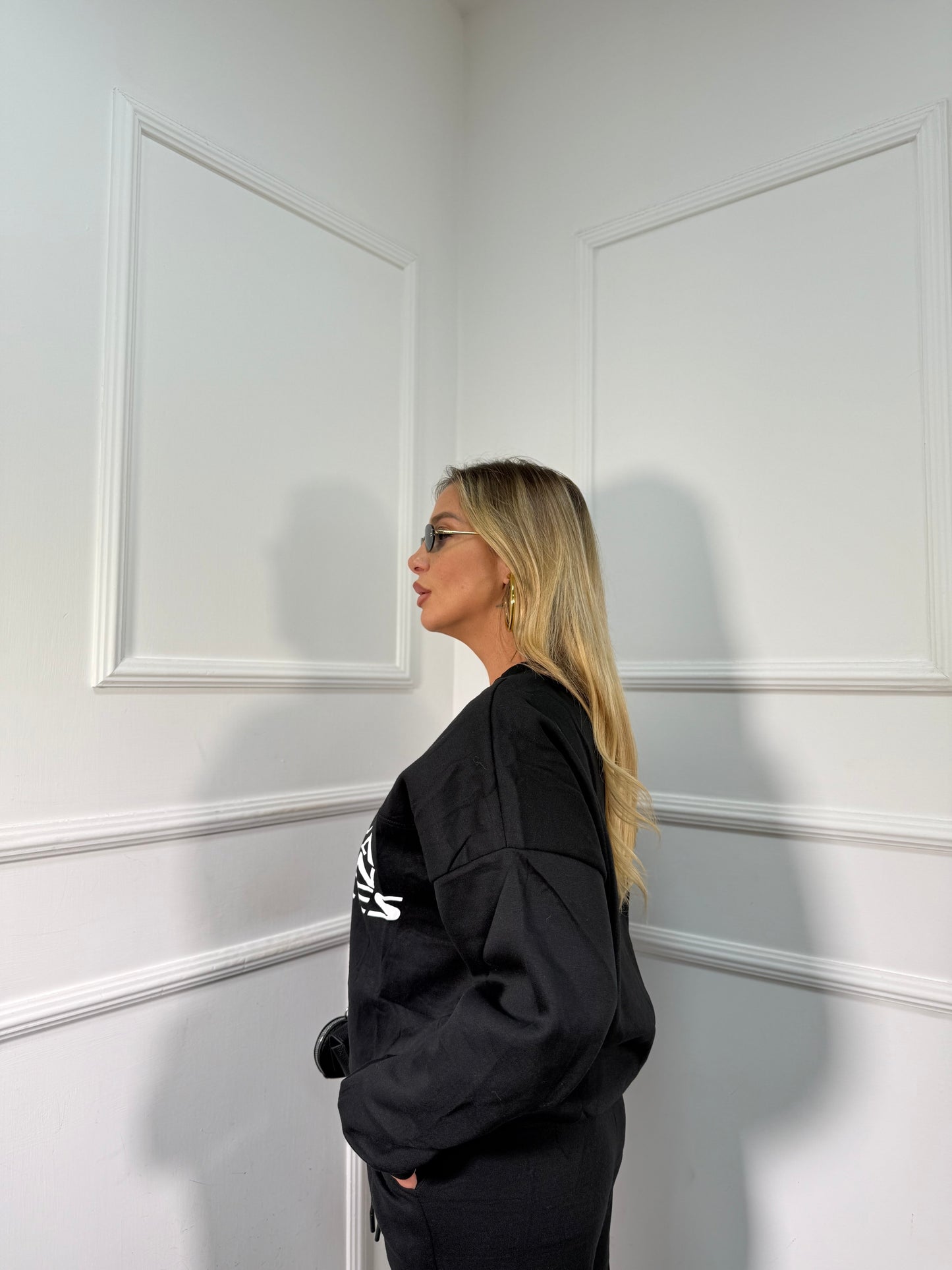 Coordinato in tuta Shibuya nero rt739