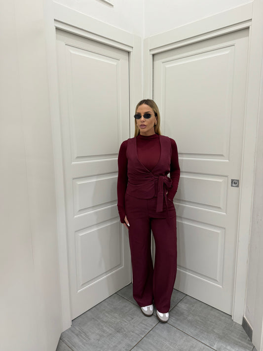 Tailleur Office bordeaux