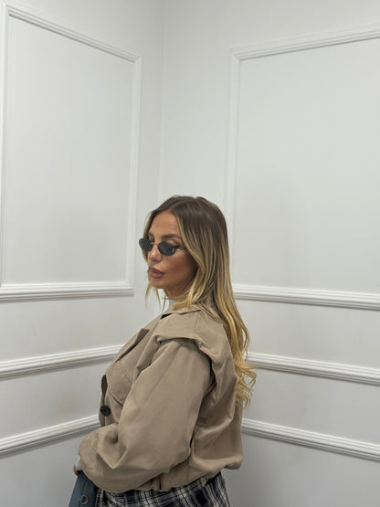 Trench doppio petto Viral camel 5808