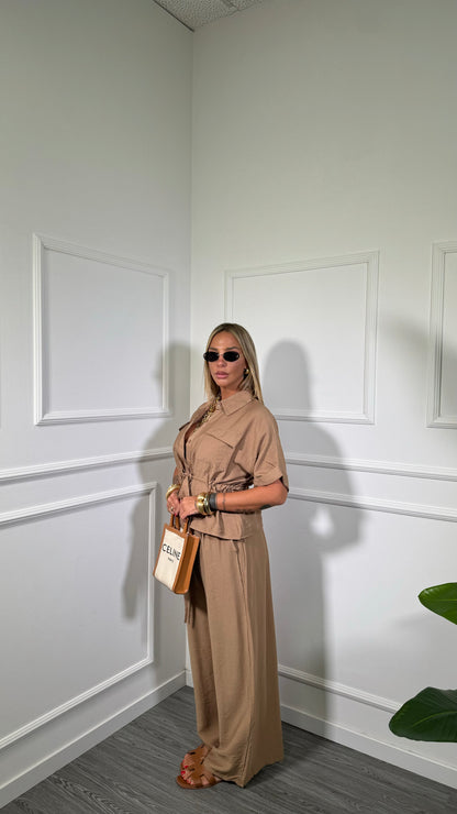 Coordinato in viscosa Kalimera camel Fe297