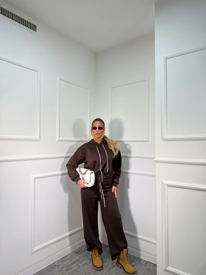 Coordinato in tuta Always cioccolato