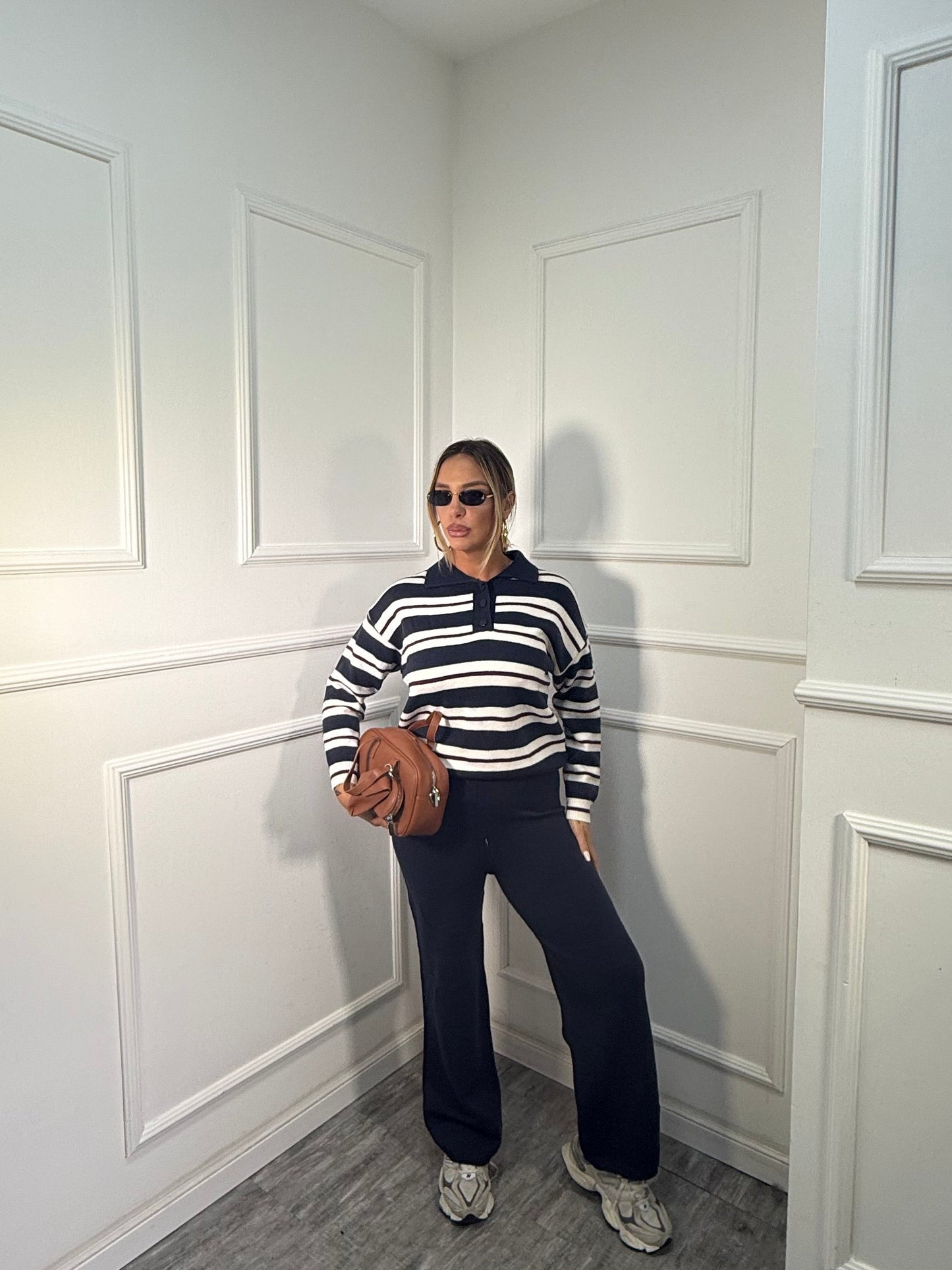 Coordinato lana rasata Butter blu 12526