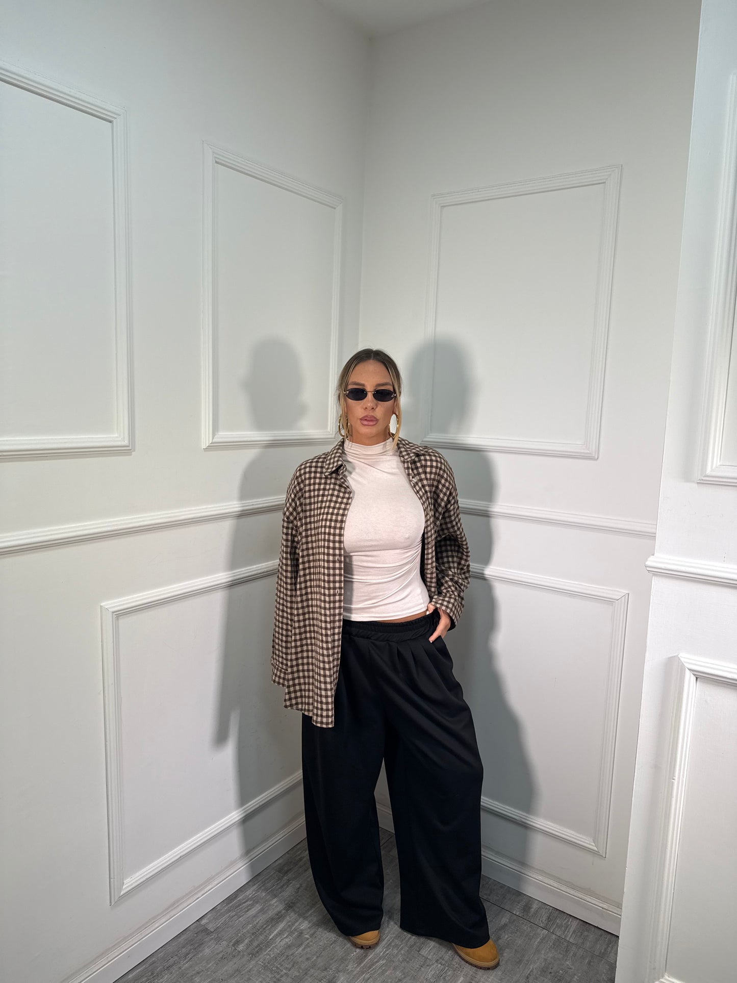 Pantatuta palazzo Larry nero f0832