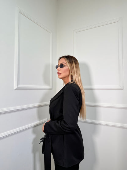 Tailleur con fusciacca Secret nero 2612