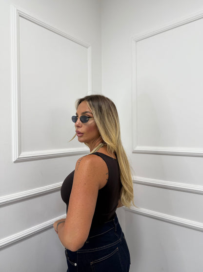 Body giromanica Basic cioccolato 23090