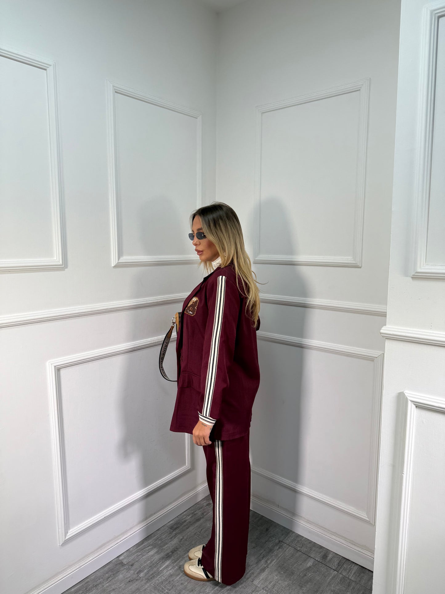 Tailleur Bear bordeaux 25959