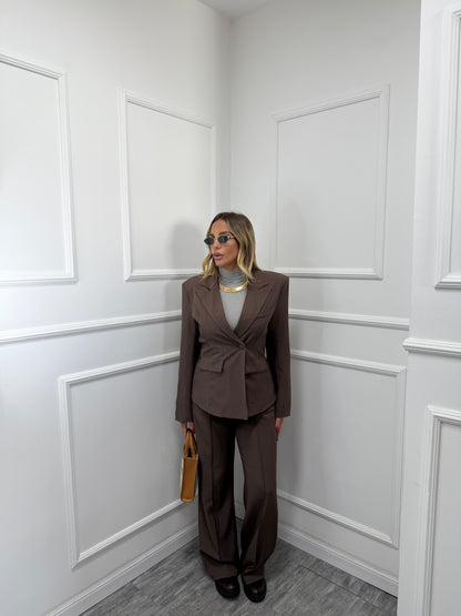 Tailleur Saint Tropez cioccolato 88020