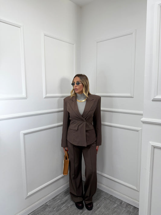 Tailleur Saint Tropez cioccolato 88020